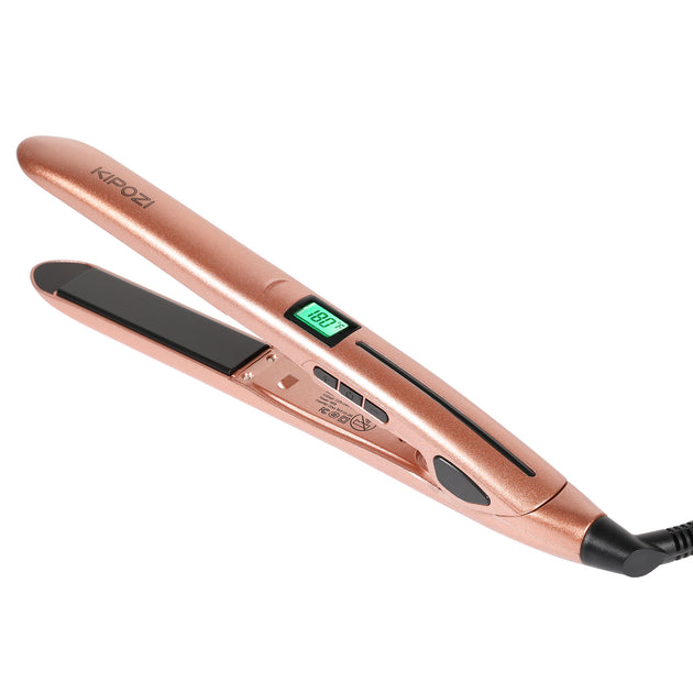 Kipozi professional flat iron titanium 1 inch hair clearance straightener