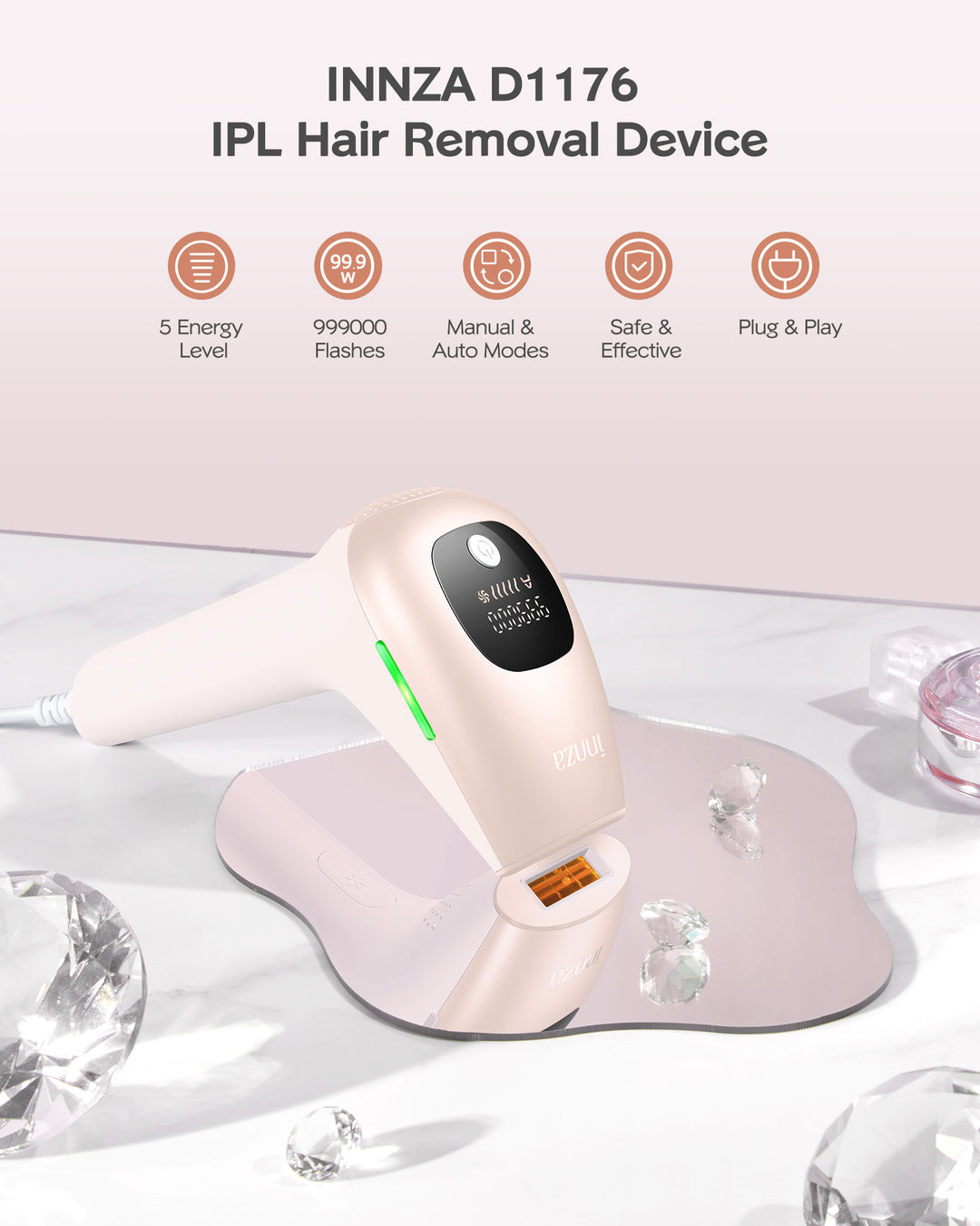 Innza D-1176 IPL 2024 Hair Remover