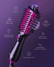 Hot Air Hair Brush - Kipozi