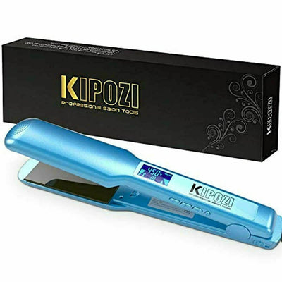 KIPOZI Pro Nano Titanium Flat Iron Hair Straightener With Digital LCD Display